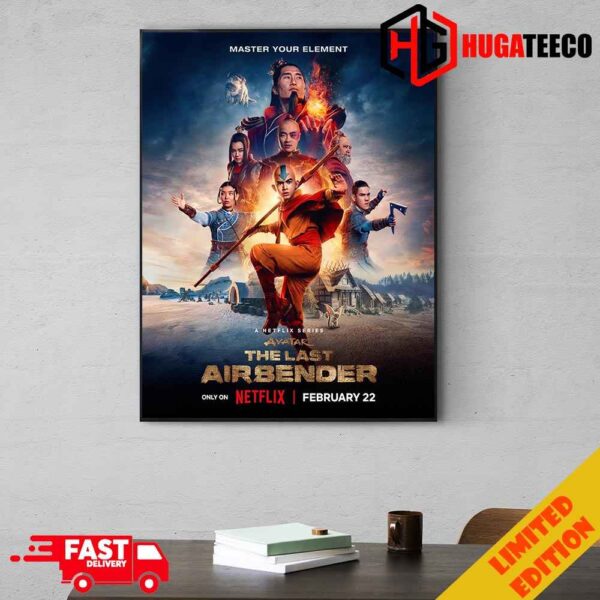 A Netflix Series Avatar The Last Airbender February 22 Home Decoration Poster Canvas