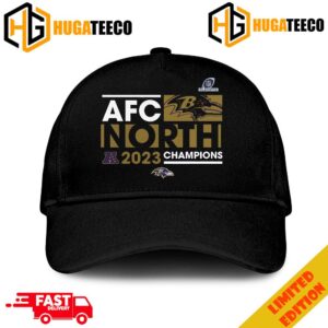Baltimore Ravens 2023 AFC North Division Champions Conquer Merchandise Hat-Cap