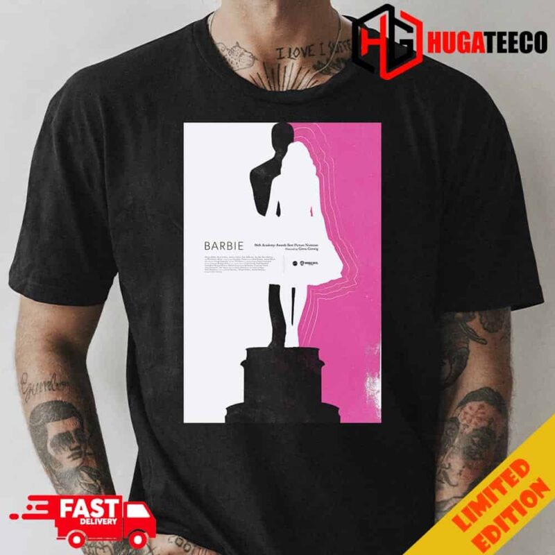 Barbie And Oppenheimer Poster For Oscar Collection By SG Poster T-Shirt