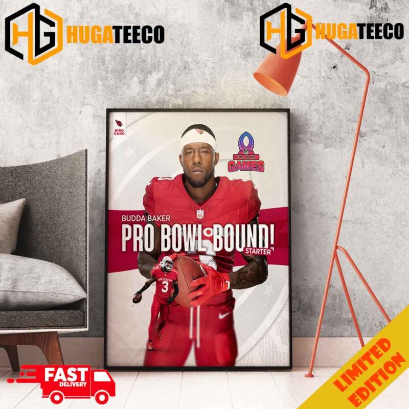 Budda Baker Will Be Repping The Bird Gang At The Pro Bowl For The 6th Time Poster Canvas