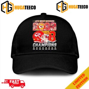 Chiefs Kingdom 8 Straight Kansas City Chiefs AFC West Division Champions Merchandise Hat-Cap