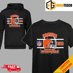 Cleveland Browns AFC Wild Card Champions Season 2023-2024 NFL Divisional Helmet Winners Hoodie T-Shirt