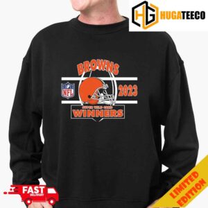 Cleveland Browns AFC Wild Card Champions Season 2023 2024 NFL Divisional Helmet Winners Long Sleeve