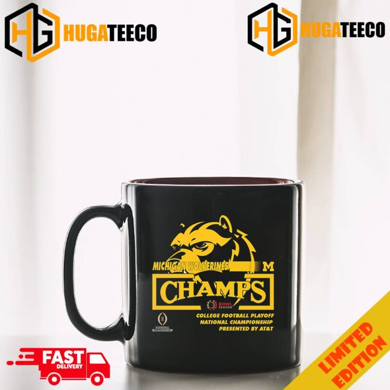 College Football Playoff National Championship Michigan Wolverines Bowl Season 2024 Merchandise Ceramic Mug