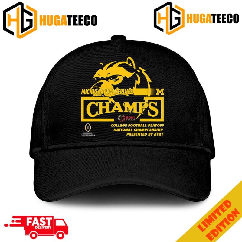 College Football Playoff National Championship Michigan Wolverines Bowl Season 2024 Merchandise Hat-Cap