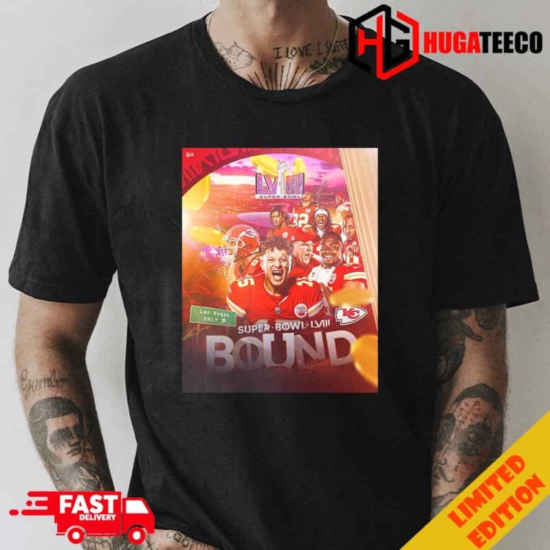 Congratulations AFC Championship Is Kansas City Chiefs And Heading To Super Bowl LVIII NFL T-Shirt