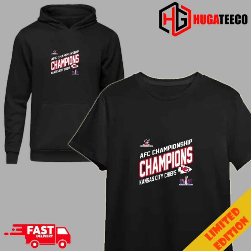 Congratulations Kansas City Chiefs AFC Championship Winners Merchandise Champions Logo Super Bowl LVIII 2024 T-Shirt