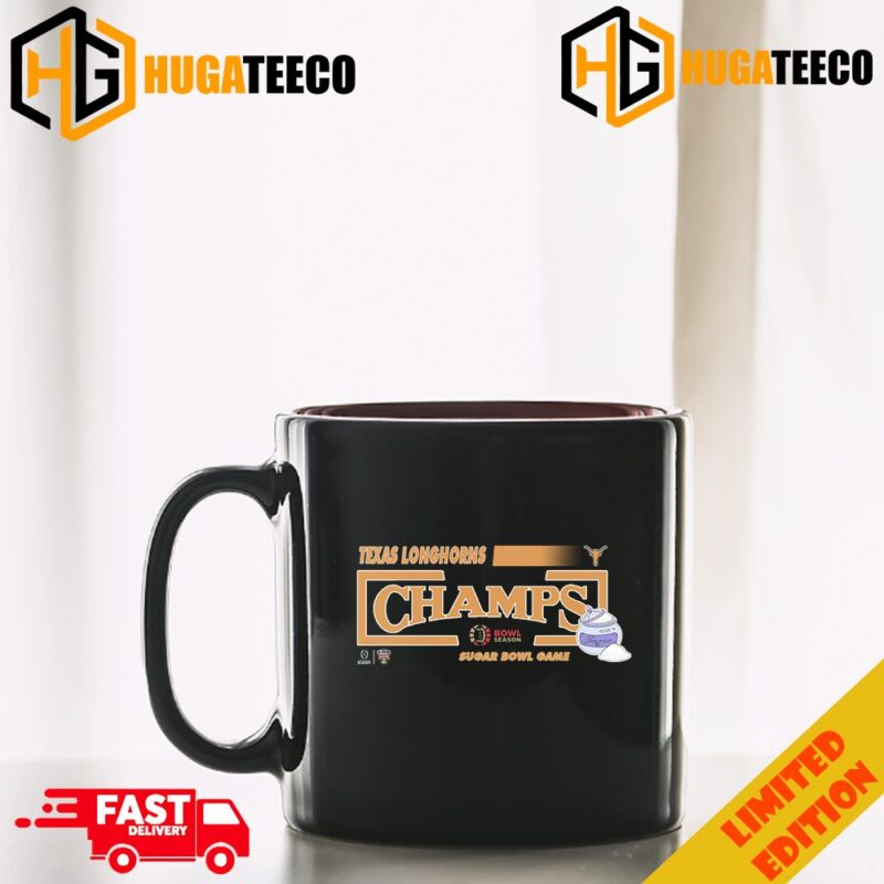 Congratulations Texas Longhorns Is Champions Of Sugar Bowl College Football Bowl Games Season 2023-2024 Ceramic Mug
