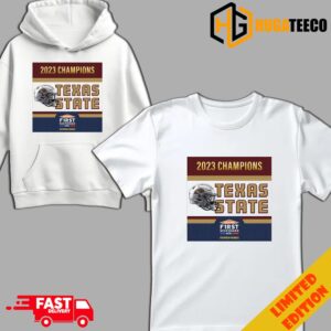 Congratulations To Texas State Football On Winning The 2023 First Responder Bowl Fan Gifts T-Shirt