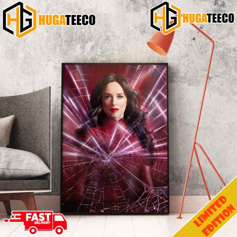 Dakota Johnson Madame Web Movie Suit Up New International Poster Canvas