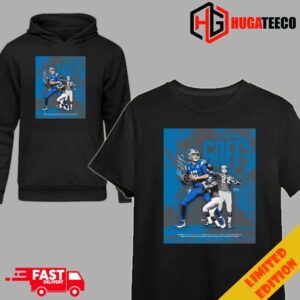 Detroit Lions PR Jare Goff Is The 3rd QB in Franchise History To Win Multiple Playoff Games Joining Tobin Rote and Bobby Layne T-Shirt Hoodie