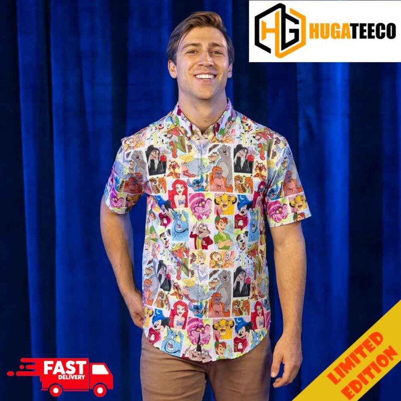 Disney100 Drawn To Life RSVLTS Merchandise Summer Hawaiian Shirt