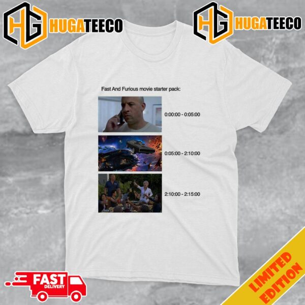 Fast And Furious Movie Starter Pack Funny T-Shirt