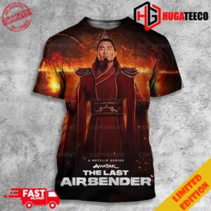 Fire Lord Ozai In Live Action Avatar The Last Airbender Series Releasing February 22 on Netflix Unique 3D -Shirt