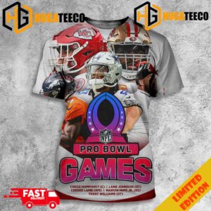 Five Former Sooners Named To Th 2024 Pro Bowl Games The Third-most Of Any College Merchandise 3D T-Shirt