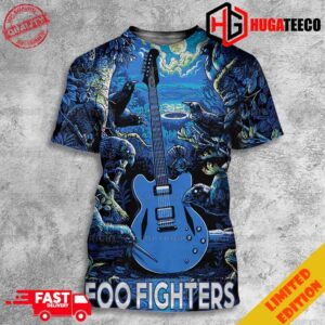 Foo Fighters Wellington Tonight January 27 2024 Sky Stadium Wellington Merchandise Tour Unique 3D T-Shirt