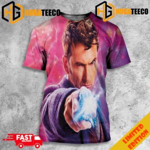 Fourteenth Doctor David Tennant Doctor Who Merchandise 3D T-Shirt