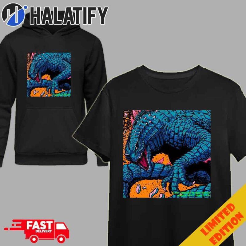 Godzilla Returns To The Stage At Metalcopoils 2024 Legendary T-Shirt Hoodie Sweater
