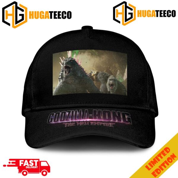 Godzilla x Kong The New Empire Movie Fight Scene Fan Gifts Hat-Cap