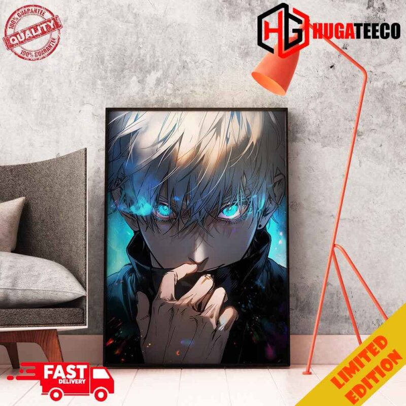 Gojo Satoru Blue Eyes Jujutsukaisen Home Decoration Poster Canvas