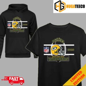 Green Bay Packers NFC Wild Card Champions Season 2023-2024 NFL Divisional Helmet Winners T-Shirt Hoodie