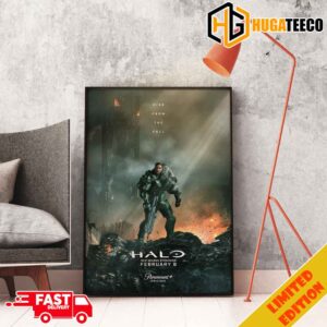 HALO The Series Season 2 High-res Official Poster With Pablo Schreiber Rise From The All Home Decor Poster Canvas