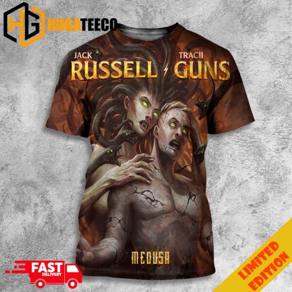 Jack Russell And Tracii Guns New Album Medusa Out January 12th 2024 3D T-Shirt