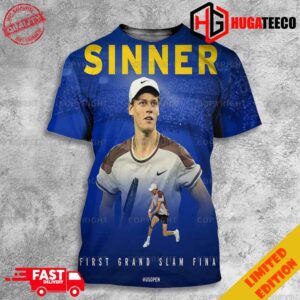 Jannik Sinner US Open Tennis First Grand Slam Final 2024 Congratulations Forza Unique 3D T-Shirt