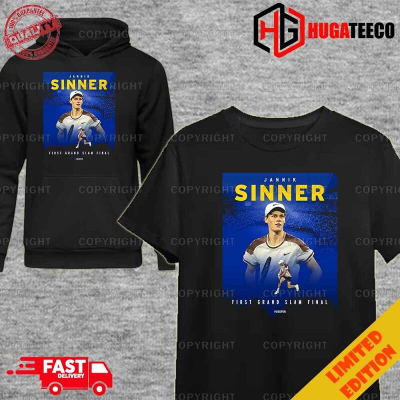 Jannik Sinner US Open Tennis First Grand Slam Final 2024 Congratulations Forza Unique T-Shirt Hoodie