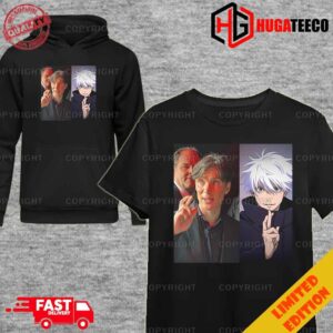 Jujutsu Kaisen Gojo Satoru And Cillian Murphy Funny Same Hand Sign To Use Unlimited Void Unique T-Shirt Hoodie