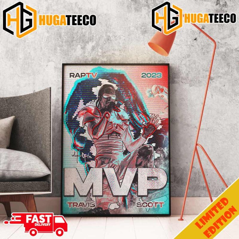 Just In RapTV Travis Scott Is RapTV’s 2023 MVP Poster Merchandise Home Decorations Poster Canvas