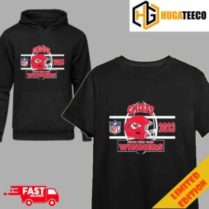 Kansas City Chiefs AFC Wild Card Champions Season 2023-2024 NFL Divisional Helmet Winners T-Shirt Hoodie