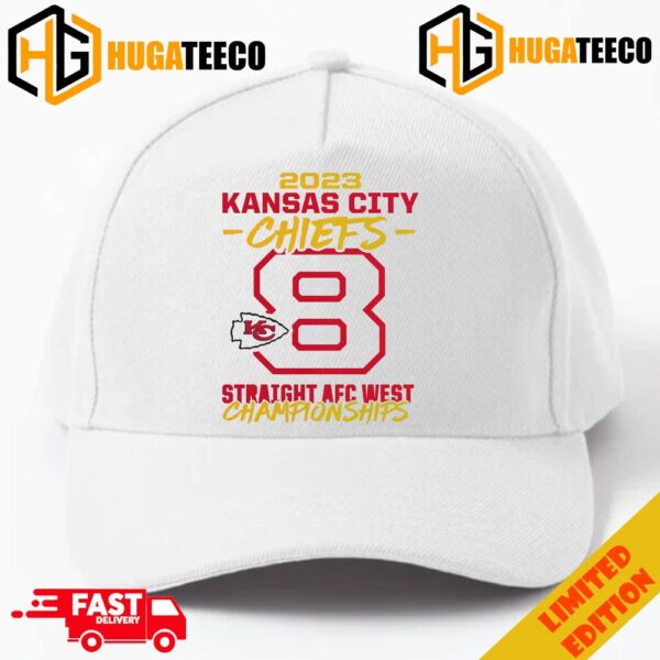 Kansas City Chiefs Eight-Time AFC West Division Champions Merchandise Hat-Cap