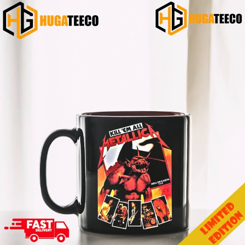 Kill ‘Em All Metallica Hell On Earth Tour Ceramic Mug