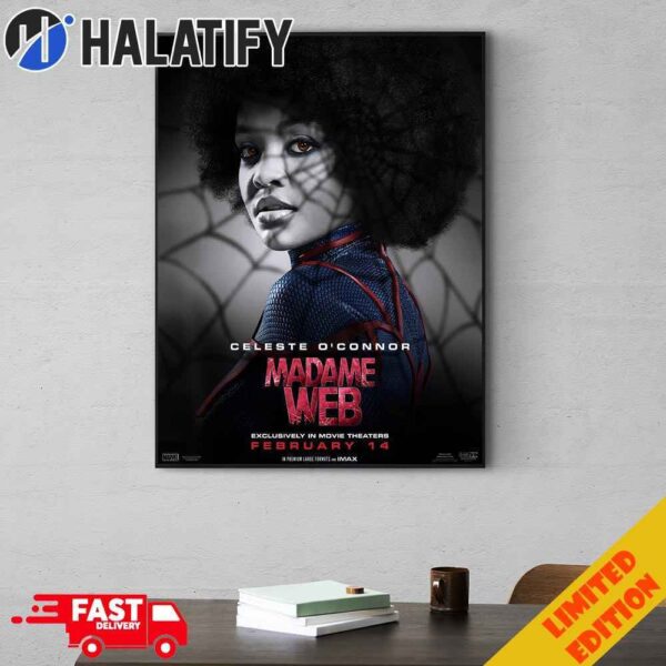 Madame Web New Posters Celeste O’Conner Movie Theaters February 14 Poster Canvas Home Decor