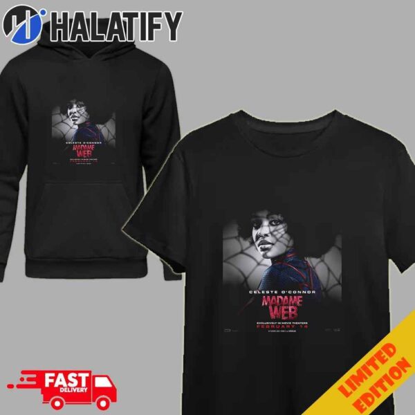 Madame Web New Posters Celeste O’Conner Movie Theaters February 14 T-Shirt Hoodie Sweater