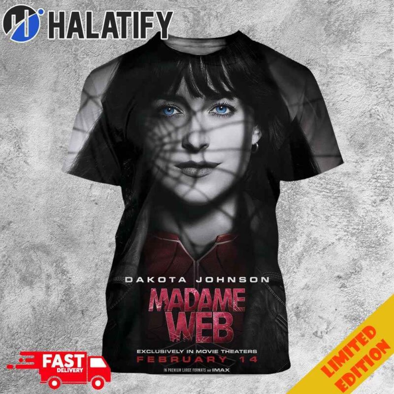 Madame Web New Posters Dakota Johnson Movie Theaters February 14 3D T-Shirt Sweater