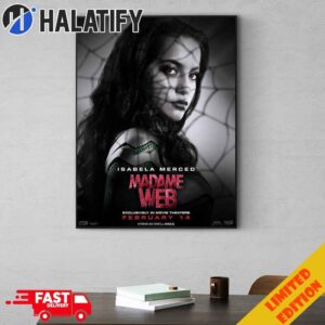 Madame Web New Posters Isabela Merced Movie Theaters February 14 Poster Canvas Home Decor