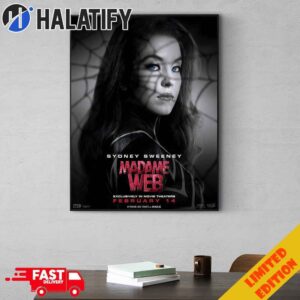 Madame Web New Posters Sydney Sweeney Movie Theaters February 14 Poster Canvas Home Decor