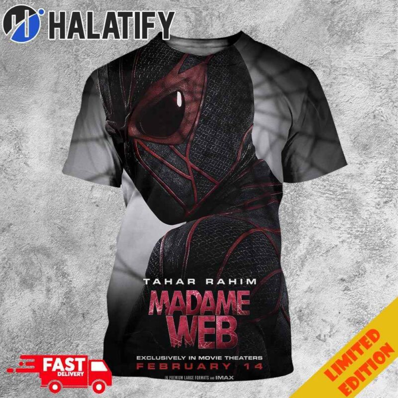Madame Web New Posters Taha Rahim Movie Theaters February 14 3D T-Shirt Sweater