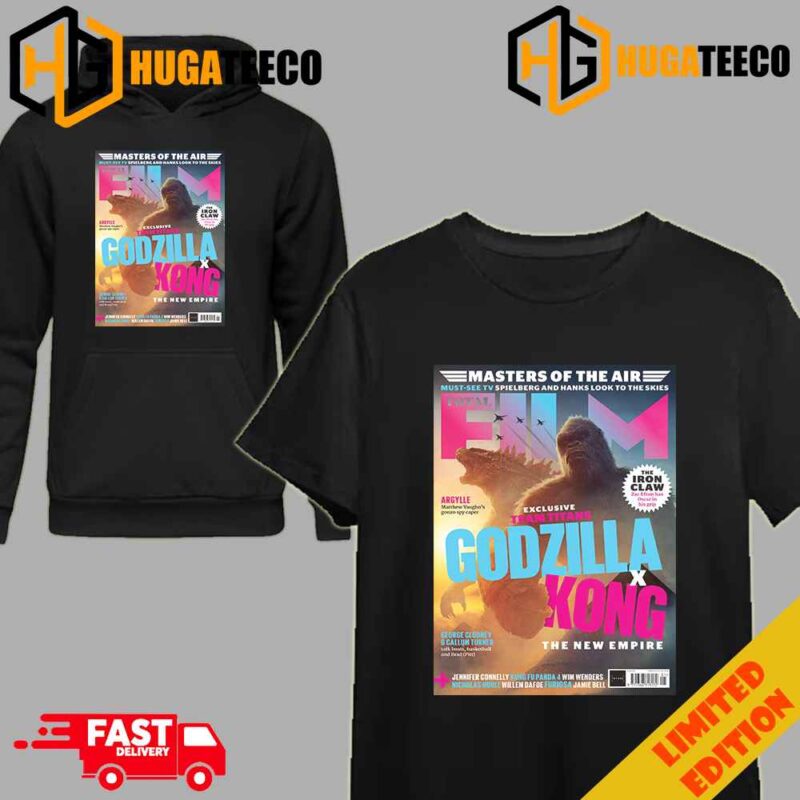 Masters Of The Air New Look At Godzilla x Kong The New Empire Merchandise T-Shirt Long Sleeve Hoodie