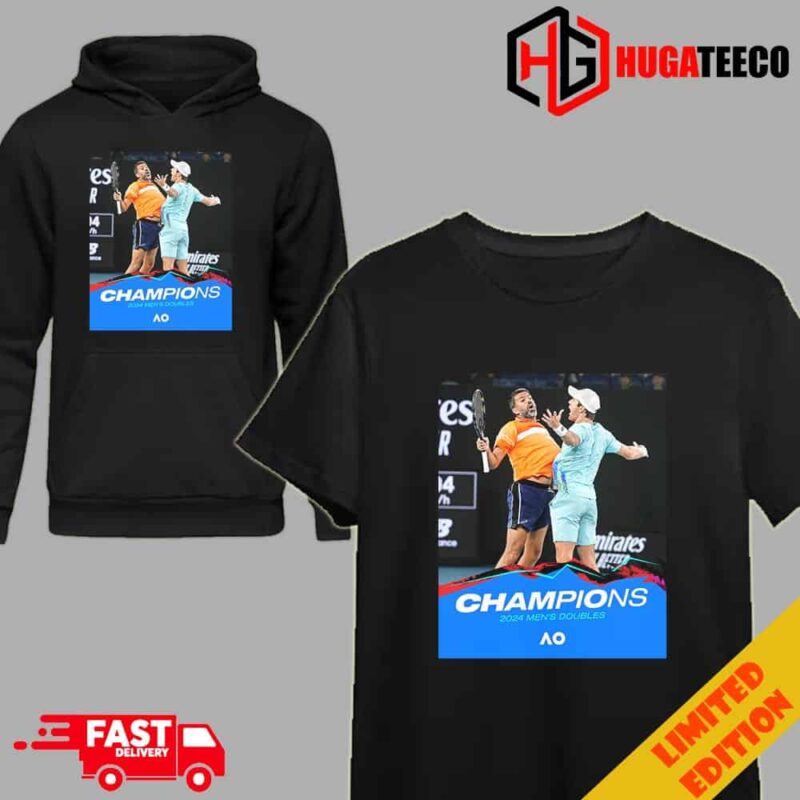 Matt Ebden And Rohan Bopanna Mission Accomplished Win Their First Grand Slam Title As A Team Aus Open 2024 Men’s Doubles Champions Hoodie T-Shirt
