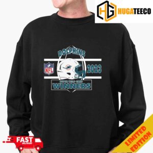 Miami Dolphins AFC Wild Card Champions Season 2023 2024 NFL Divisional Helmet Winners Long Sleeve