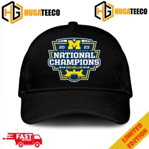 Michigan Wolverines 2023 National Champions Season 2023-2024 Logo Go Blue Merchandise Hat-Cap