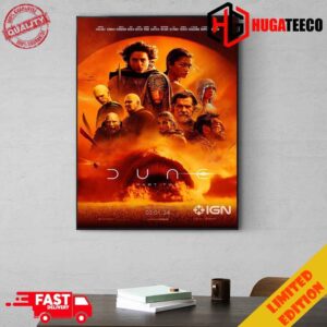 Movie Dune Part Two Of Timothee Chalamet 2024 Home Decoration Poster Canvas