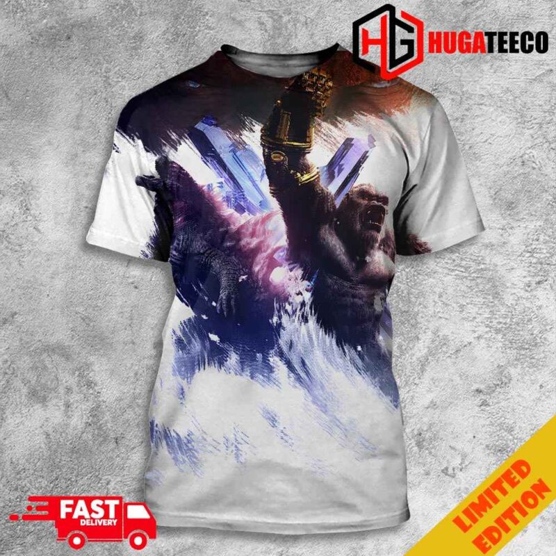 New Textless Poster Movie For Godzilla x Kong The New Empire Unique 3D T-Shirt