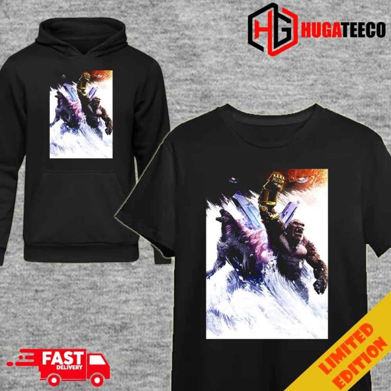 New Textless Poster Movie For Godzilla x Kong The New Empire Unique T-Shirt Hoodie