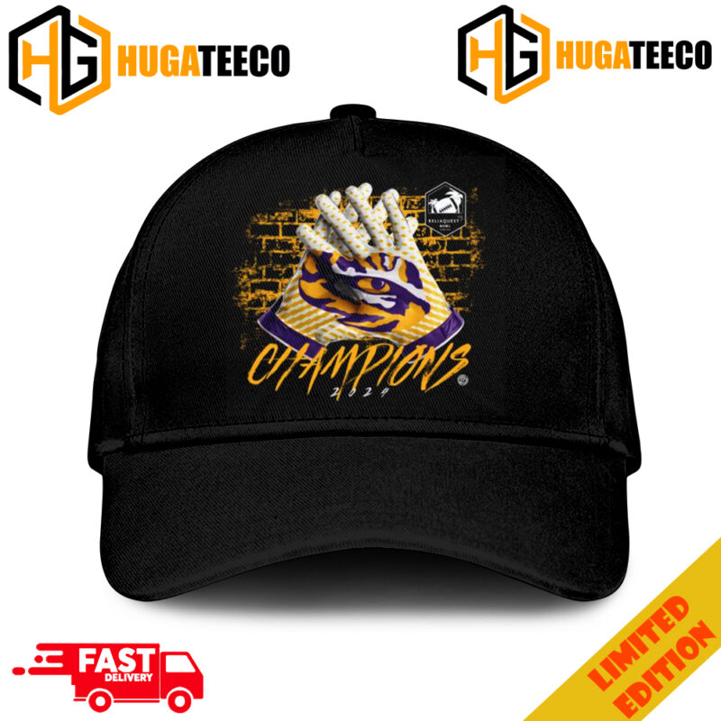 Official LSU Tigers 2023-2024 Reliaquest Bowl Champions Hat-Cap