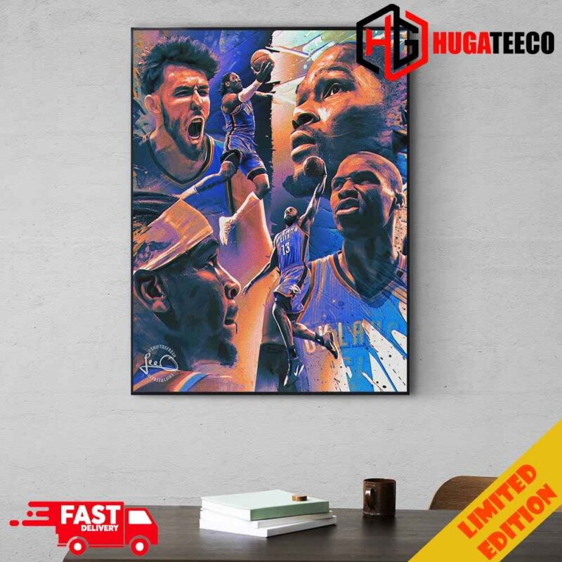 Oklahoma City Thunder OK3 NBA Art Home Decoration Poster Canvas
