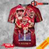 Taylor Swift And The Kansas City Chiefs In Super Bowl LVIII In Las Vegas Merchandise 3D All Over Print T-Shirt